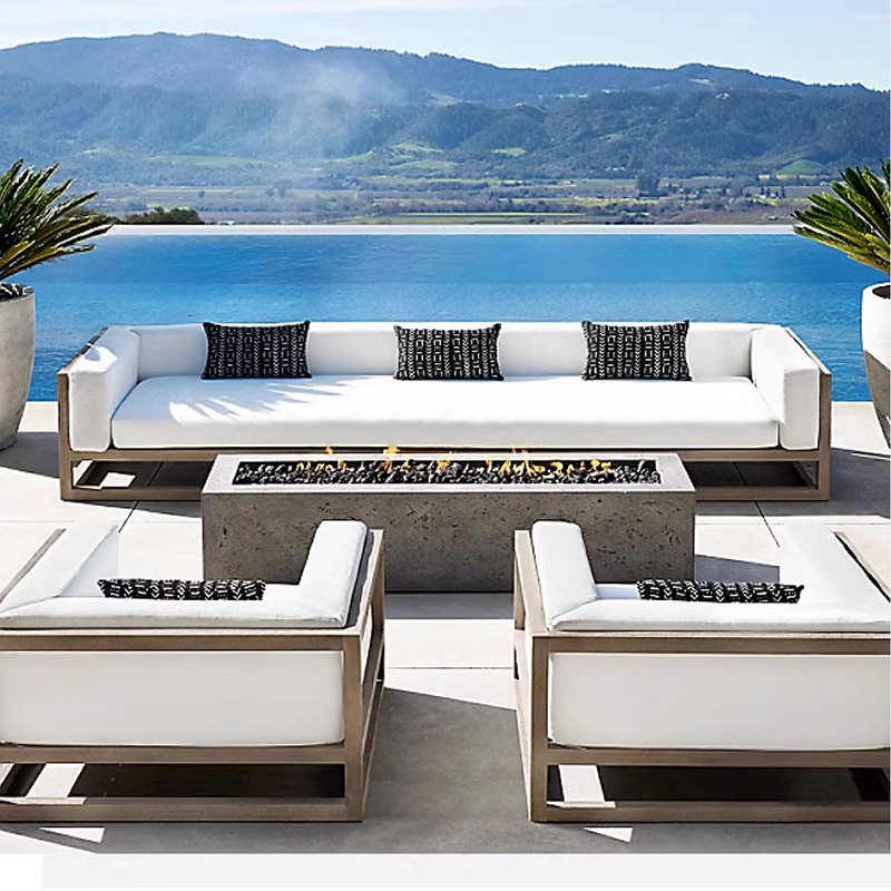 户外铝合金休闲家具防水防晒庭院花园木纹漆藤椅露台室外阳台沙发,住宅家具,户外沙发,淘宝优惠券,粉丝福利购,淘宝优惠卷