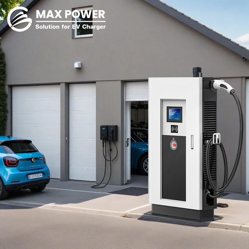 充电桩快充60KW80KW 40KW30KW双枪直流新能源汽车充电站TUV认证