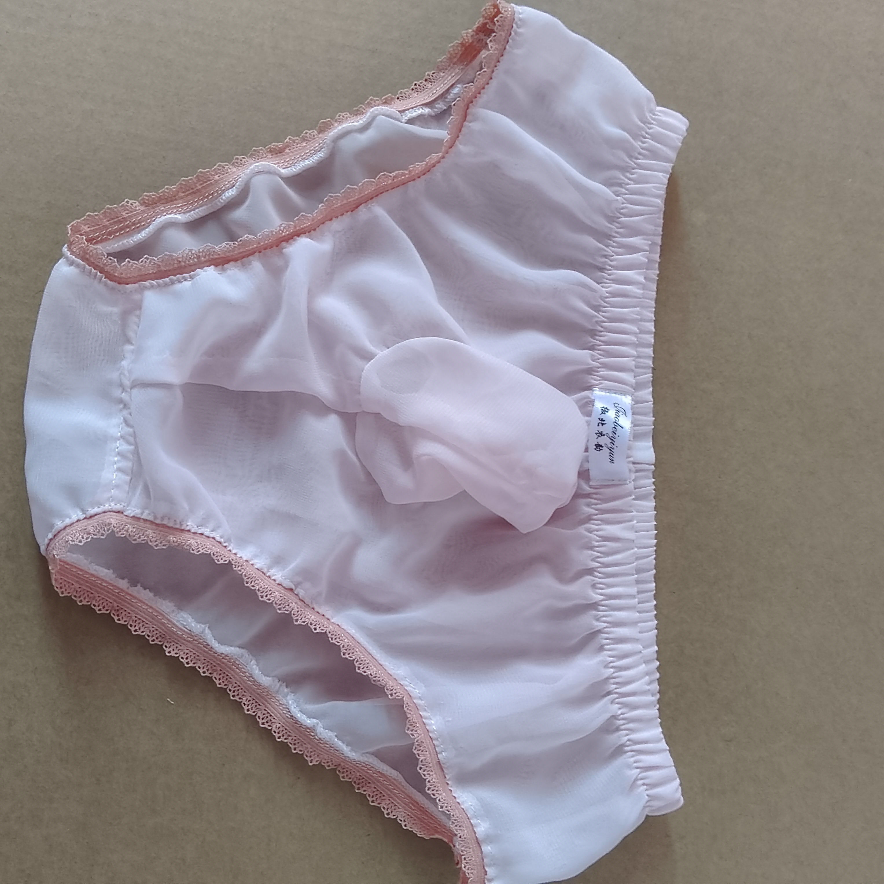 椒北衣韵原创雪纺半透明纯色弹力口性感j套全单层舒适私人男内裤,女士内衣/男士内衣/家居服,男三角内裤,淘宝优惠券,粉丝福利购,淘宝优惠卷