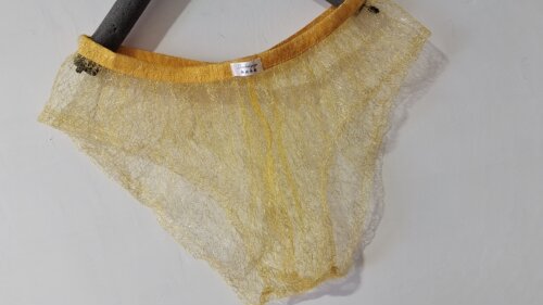 椒北衣韵原创版网状布料柔软舒适透气性感中腰透露肉三角男士内裤