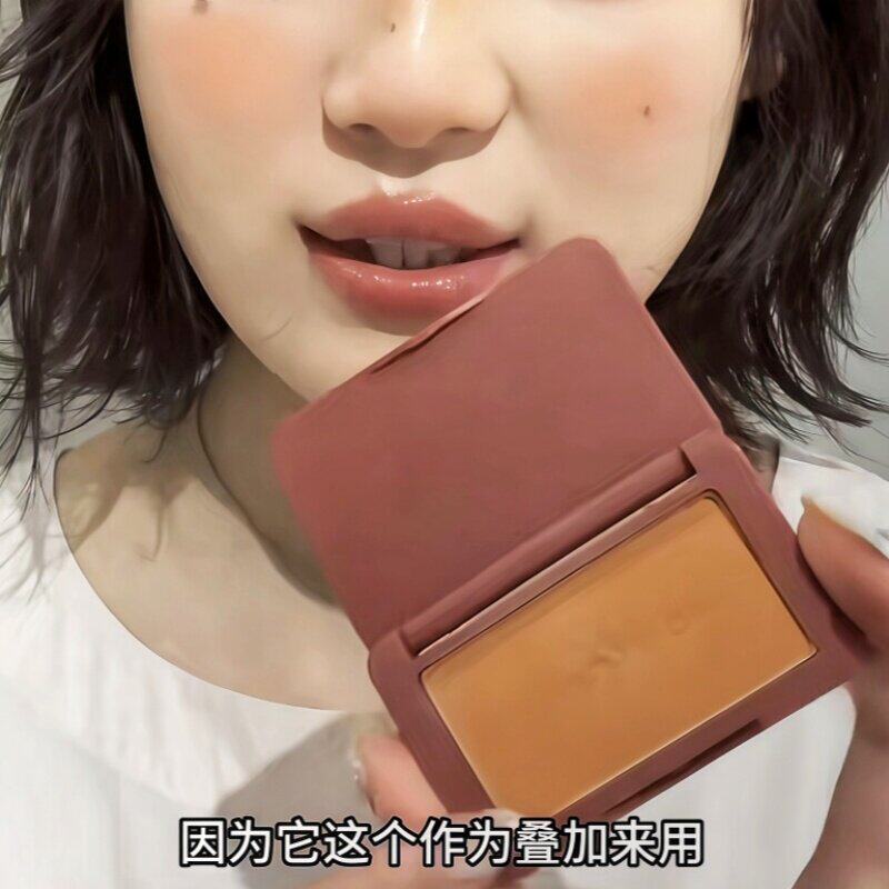 日杂橘色系腮黄!Mooneyes黄色腮红盘2026新款爆款膨胀收缩色杏色