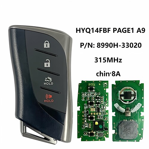 适用2018+雷克萨斯ES300H ES350智能卡8990H-33020 HYQ14FBF P1A9