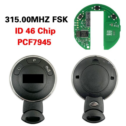 适用于宝马Mini Cooper 3键智能卡钥匙315MHz FSK ID46