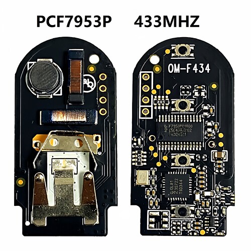 适用宝马3键智能卡（PCB)434MHZ PCF7953P 黑色板（韩款/普通款）