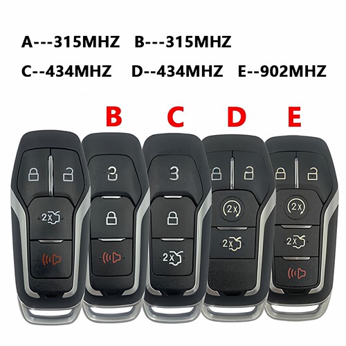 适用福特智能遥控钥匙315/434/868/902mhz 49芯片M3N-A2C31243300
