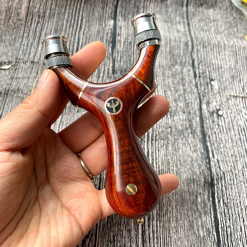 不锈钢飞虎快压免绑撑头扁皮弹弓弹弓/飞镖/射击/射