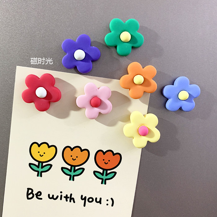 磁时光泫雅风小花彩色PVC可爱花朵家居饰品冰箱装饰磁性贴冰箱贴,家居饰品,冰箱贴,淘宝优惠券,粉丝福利购,淘宝优惠卷