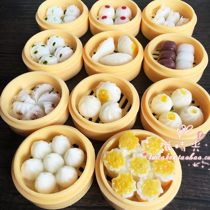 立体中国小吃仿真食物冰箱贴磁贴