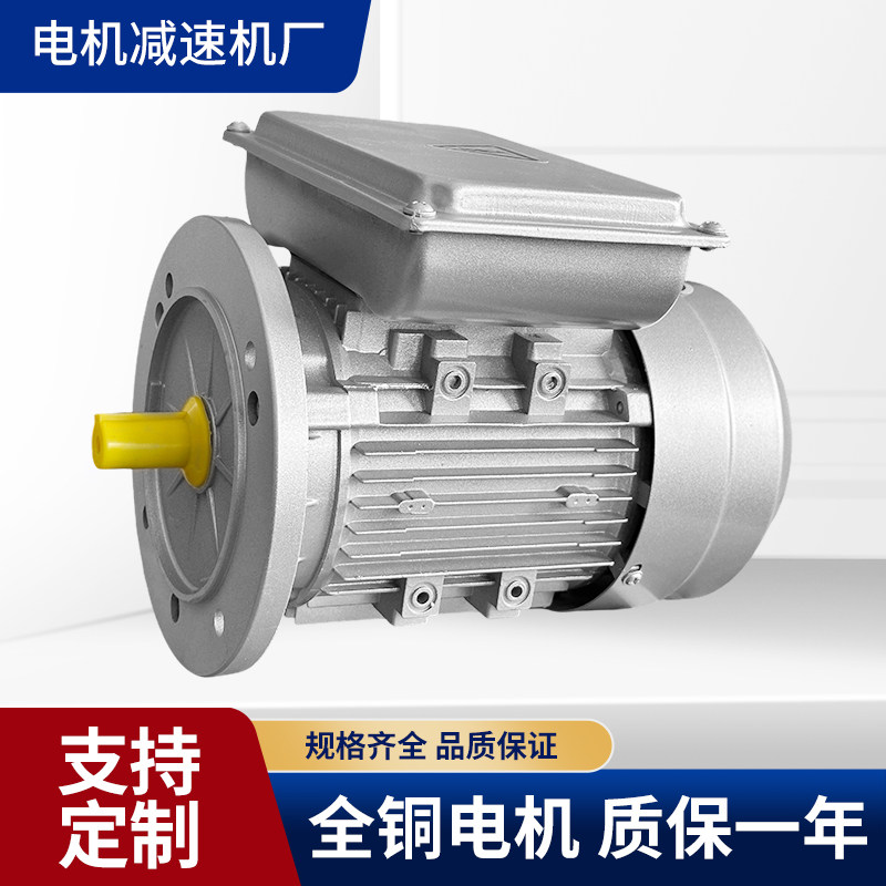 YL单相220V四极1400转铝壳0.18 0.37 0.75 1.1 1.5KW等单相电动机