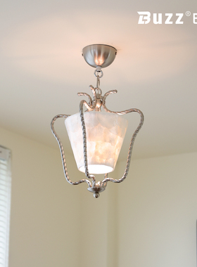 法式中古风贝壳过道灯高级感入户玄关吸顶灯老钱风穹顶过道护眼灯