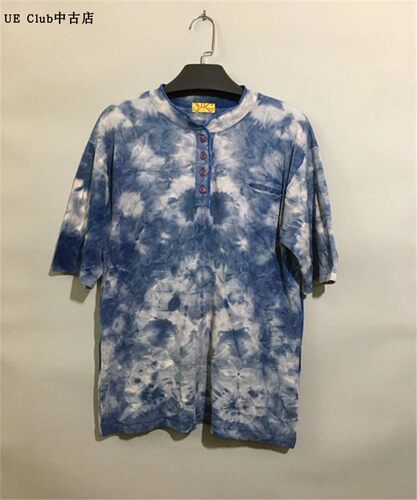 【原 价¥168】vintage  韩国制  美国古着CHUCU CHIPS门筒领体恤