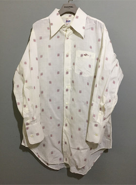 【原 价¥188】vintage 日本古着KINKO YOKOHAMA横滨风格棉麻衬衫