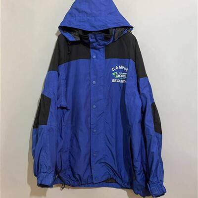 【上新价188】vintage  美国古着PORT AUTHORITY连帽冲锋夹克