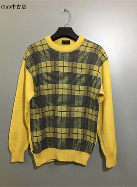 【原 价¥228】vintage  日本制  意大利古着Andre Valent1no毛衣