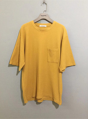 【原 价¥148】vintage  日本制古着JOURNAL  STANDARD姜黄色体恤