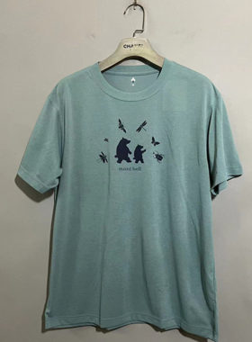 【全新吊牌160】 vintage  日本古着mont.bell速干休闲体恤