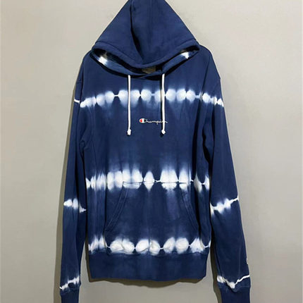 【上新价178】vintage  日版  美国古着CHAMP1ON扎染连帽卫衣