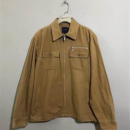 【上新价178】vintage  日本古着ORAP复古翻领拉链款夹克