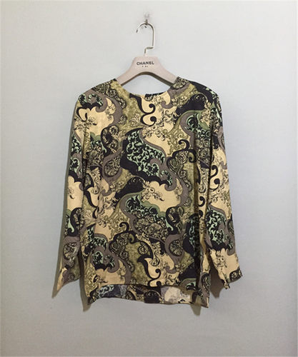 【原 价¥168】vintage  日本制古着COMME CA DU MODE巴洛克衬衫