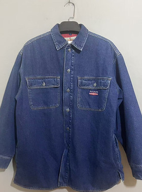 【上新价188】vintage  美国古着BB Jeans厚款夹棉牛仔外套