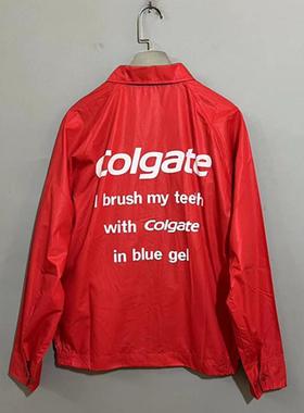 【上新价158】vintage  日本古着Matsuzakaya红色哈灵顿薄款夹克