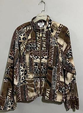 【上新价¥178】vintage 墨西哥制古着teddi复古垫肩插肩袖短外套