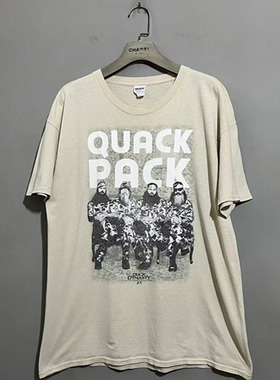 【上新价118】vintage 洪都拉斯制 加拿大古着G1LDAN鸭子王朝体恤