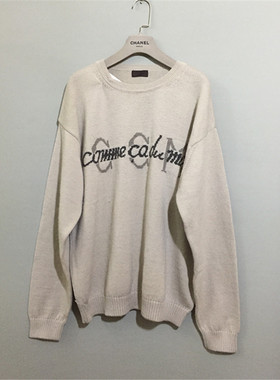 【上新价158】vintage  日本古着COMME CA DU MODE浅杏色毛衣