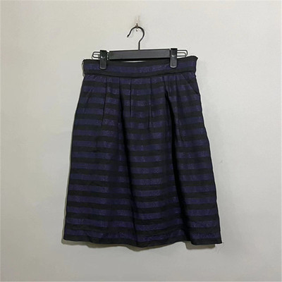 【上新价138】vintage  日本东京时装古着22 OCTOBRE横条纹半身裙