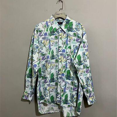 【上新价268】vintage  日本制  意大利古着Mario Valent1no衬衫