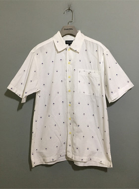 【原 价¥98】vintage  日本古着ANCESTRESS白色全棉衬衫