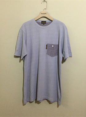 【原 价¥178】vintage  意大利古着CLAUDIO VALENT1NO口袋款体恤