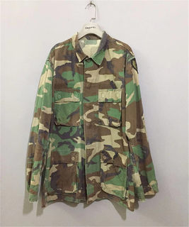 【原 价¥288】vintage  美国古着陆军BDU公发军版四袋迷彩夹克