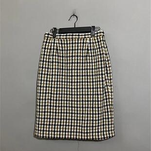 日本古着编织厚款 vintage 羊毛混纺半身裙 上新价118