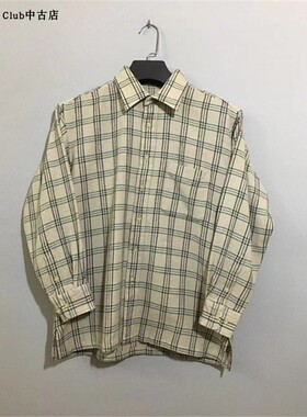 【原 价¥158】vintage 日本制 英国古着AUST1N REED格纹羊毛衬衫