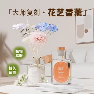曼丽奇香薰栀子花香薰精油家用卧室持久留香花艺香氛酒店房间香水