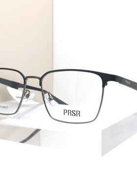 帕莎眼镜框男近视女超轻商务碳纤维腿眉毛框配度数眼镜架PJ78048