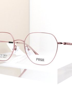 帕莎眼镜框时尚女椭圆修颜钛超轻配近视度数防蓝光眼镜架PJ75182