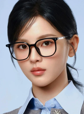 帕莎高颜值女休闲TR眼镜框钛腿大框显脸小男近视眼镜架PT75039