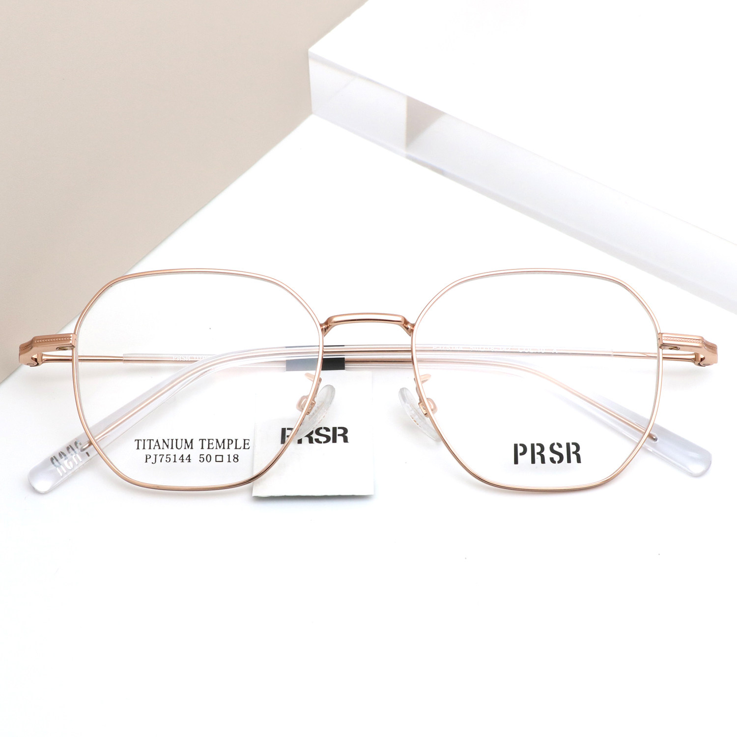 帕莎新款眼镜框男近视女潮全框超轻多边形眼镜架可配度数PJ75144