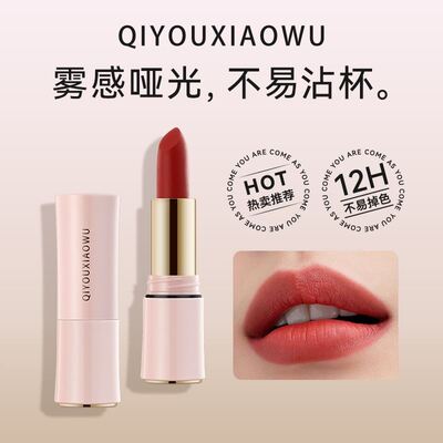七柚小屋奢华柔雾不沾杯口红显白显气色不拔干不易掉色口红唇釉