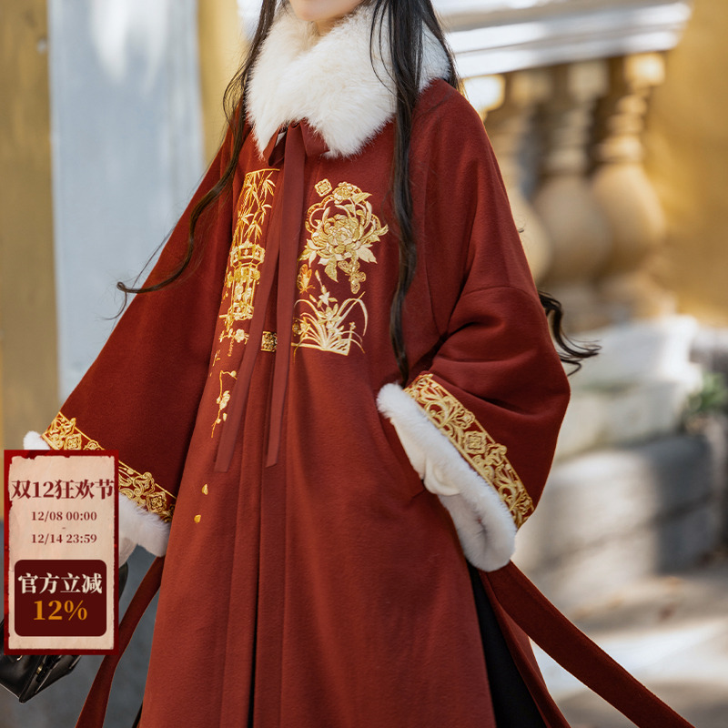 拟梦四君子秋冬大衣破裙