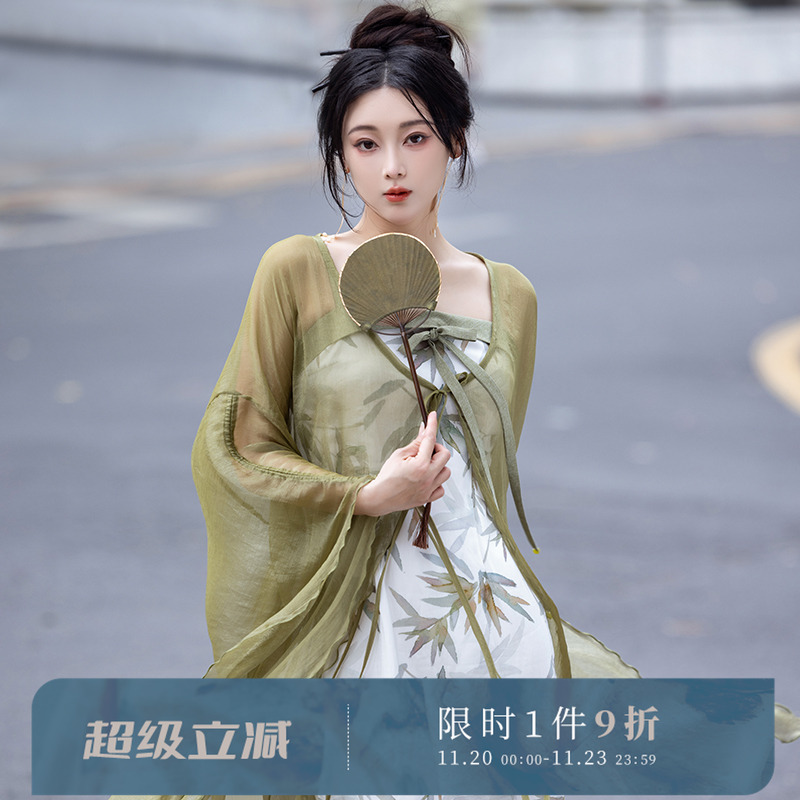 新中式连衣裙拟梦天丝2024春夏