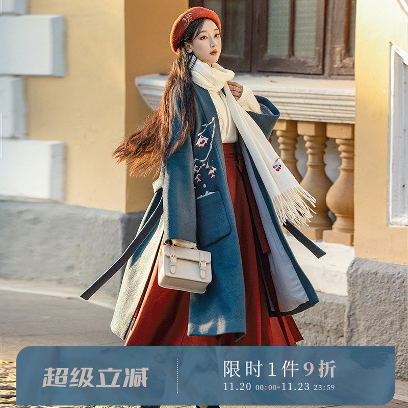 拟梦秋冬毛呢日常汉服