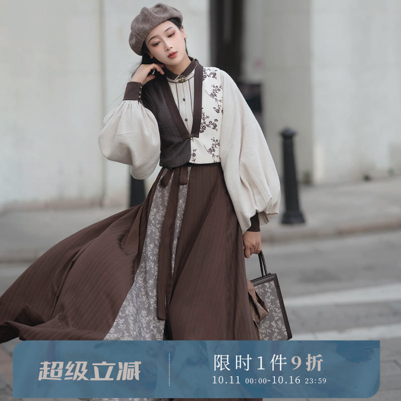 拟梦国风英伦文艺元素日常汉服