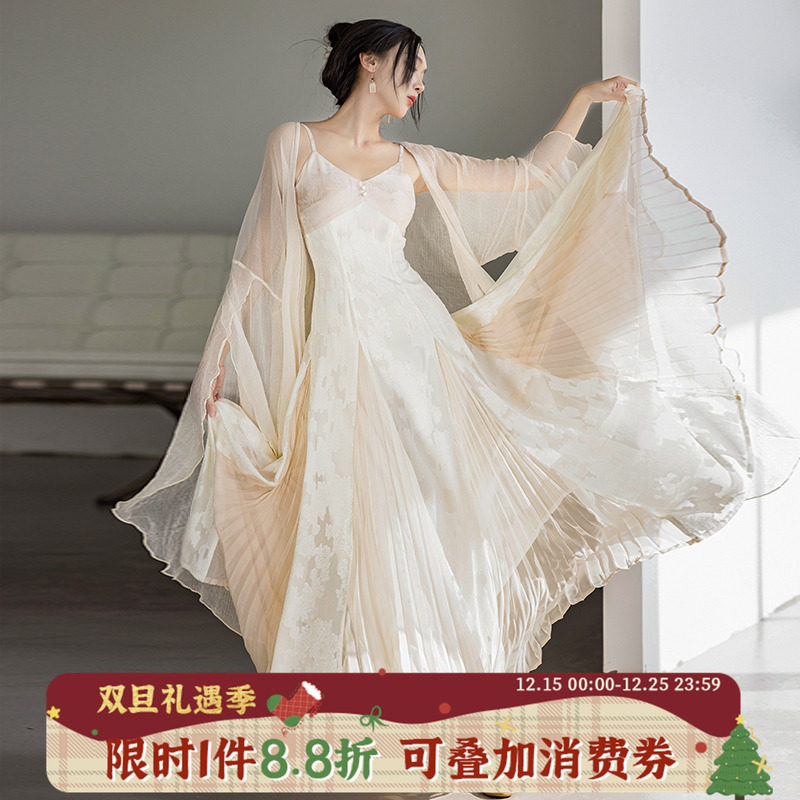 拟梦国风新中式连衣裙日常仙气