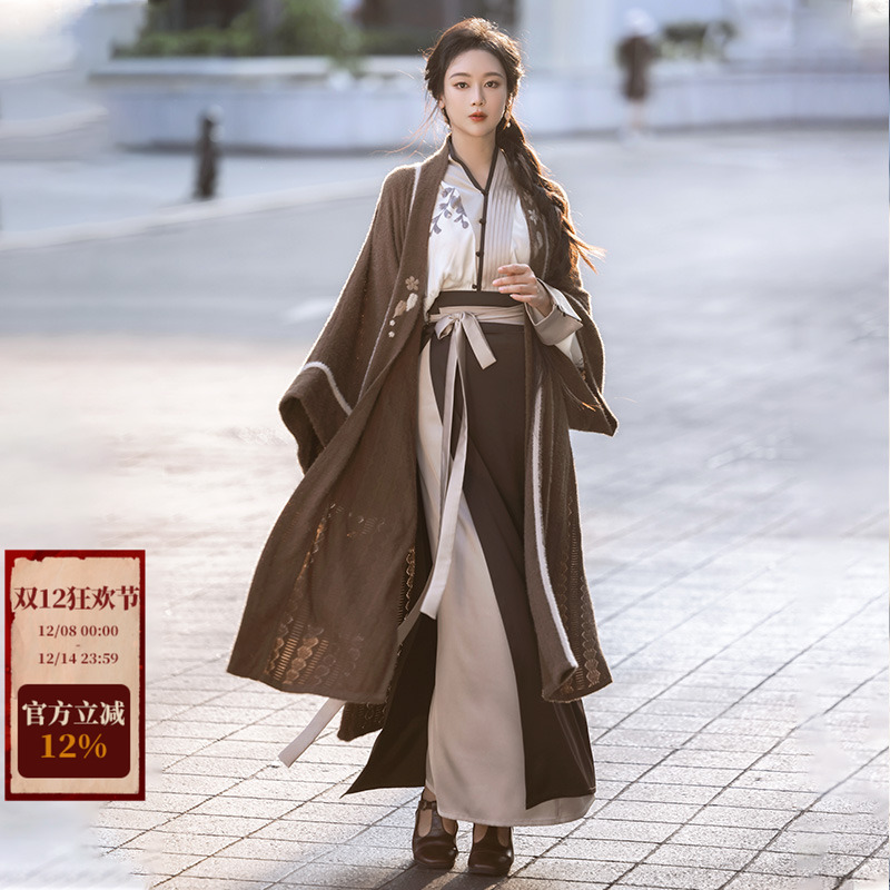 拟梦秋冬人丝国风新中式汉服