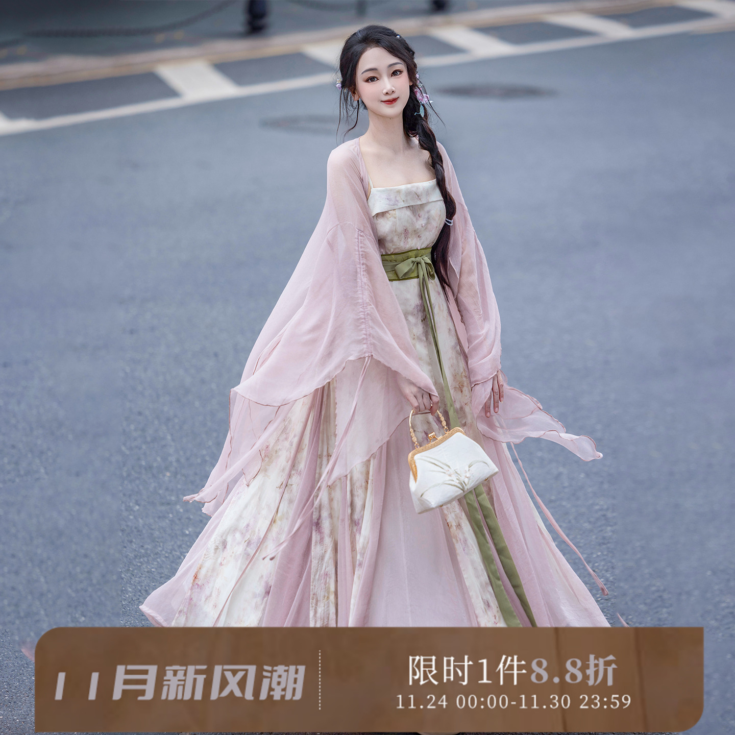 拟梦如梦令原创国风连衣裙