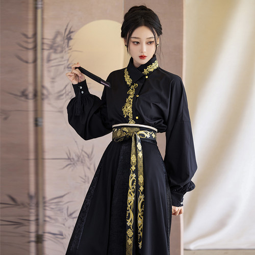 拟梦国风汉服新中式百搭帅气