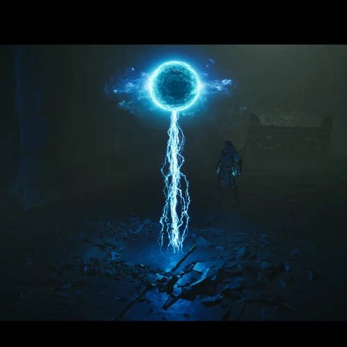 UE4UE5魔法闪电能量光柱攻击魔法阵符文技能特效Skill Set VFX